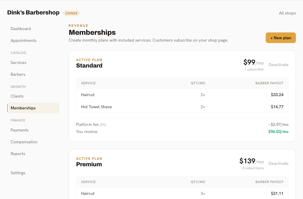 Memberships